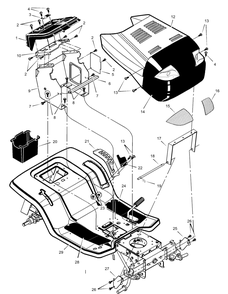 Part Location Diagram of 093215E276 Murray DISCONTINUED